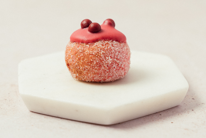 panellets de frutos rojos